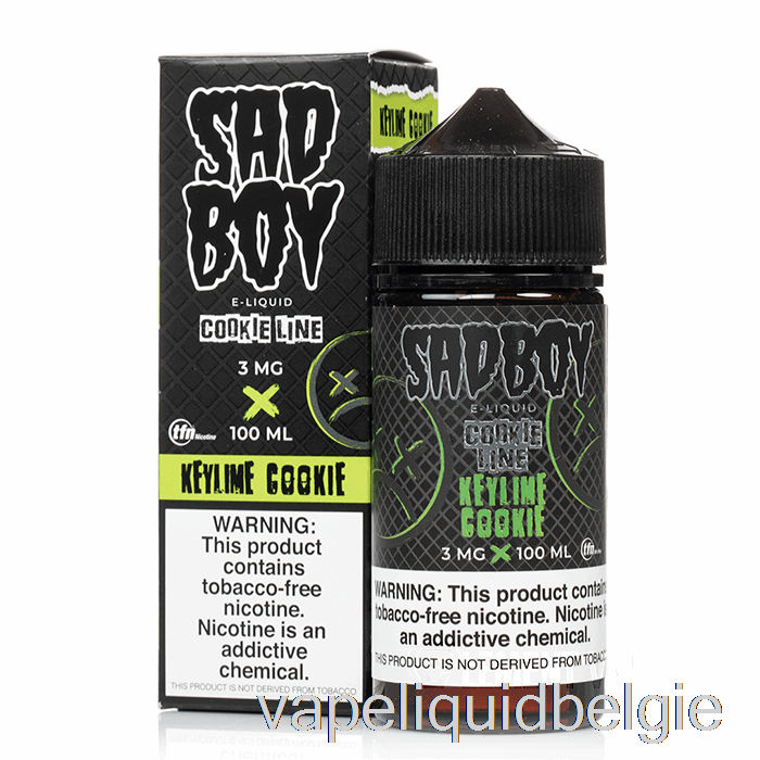 Vape Smaken Keylime Cookie - Sadboy - 100ml 0mg